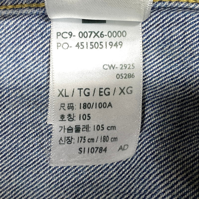 【中古品】【メンズ】 BIOTOP ビオトープ × LEVI'S リーバイス COATING TYPE1 TRUCKER JACKET PC9-007X6-0000 コーティング タイプ1 トラッカージャケット 140-260623-as-12-izu サイズ：XL カラー：ブラック 万代Net店