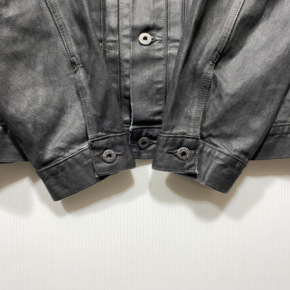 【中古品】【メンズ】 BIOTOP ビオトープ × LEVI'S リーバイス COATING TYPE1 TRUCKER JACKET PC9-007X6-0000 コーティング タイプ1 トラッカージャケット 140-260623-as-12-izu サイズ：XL カラー：ブラック 万代Net店