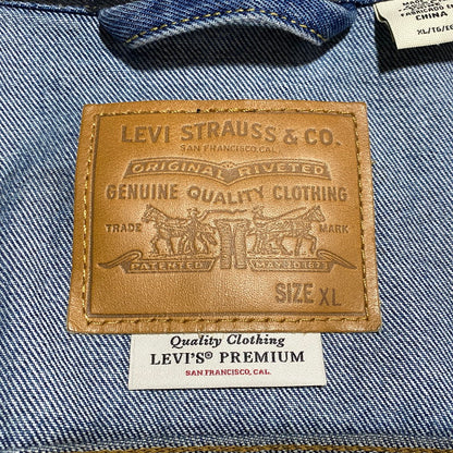 【中古品】【メンズ】 BIOTOP ビオトープ × LEVI'S リーバイス COATING TYPE1 TRUCKER JACKET PC9-007X6-0000 コーティング タイプ1 トラッカージャケット 140-260623-as-12-izu サイズ：XL カラー：ブラック 万代Net店