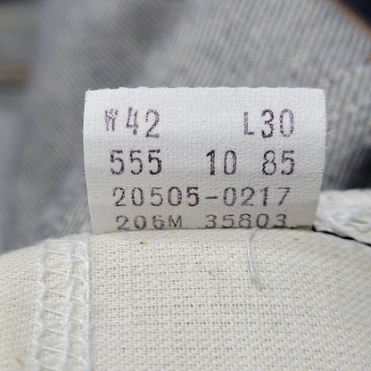 【中古品】【メンズ】 Levi's リーバイス SMALL E DENIM PANTS 20505-0217 デニムパンツ 刻印206 USA製 SCOVILLジップ 不均等V ジーンズ 157-260623-as-02-izu サイズ：42×30 カラー：インディゴ 万代Net店