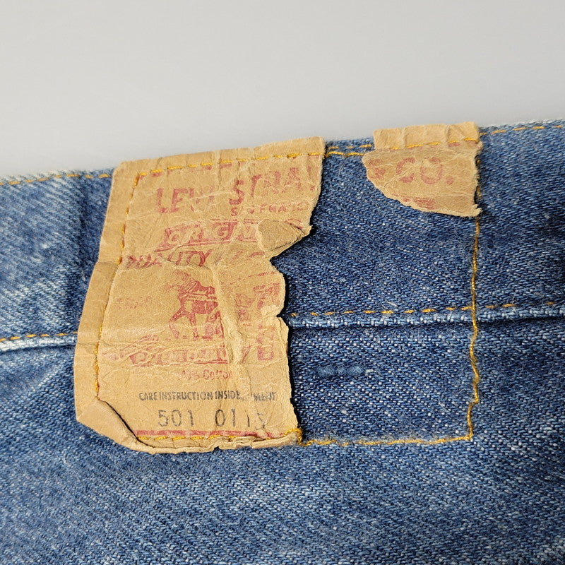 【中古品】【メンズ】 Levi's リーバイス 501 DENIM PANTS 501-0115 デニムパンツ 刻印532 ジーンズ 157-260623-as-04-izu サイズ：38×30 カラー：インディゴ 万代Net店