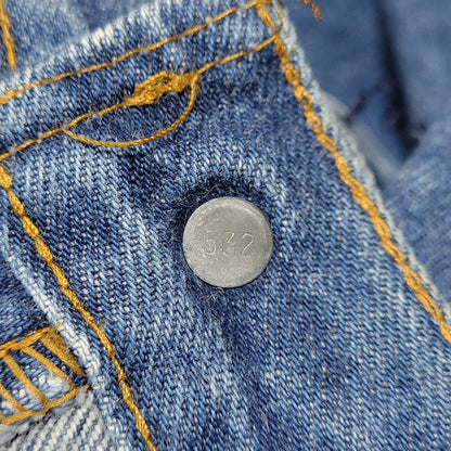 【中古品】【メンズ】 Levi's リーバイス 501 DENIM PANTS 501-0115 デニムパンツ 刻印532 ジーンズ 157-260623-as-04-izu サイズ：38×30 カラー：インディゴ 万代Net店