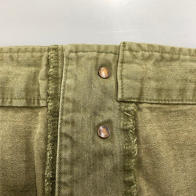 【中古品】【メンズ】 BOW WOW バウワウ M47 HBT BAKER PANTS ベイカー パンツ ボトムス ズボン 151-260622-cs-18-izu サイズ：XXXL カラー：カーキ 万代Net店