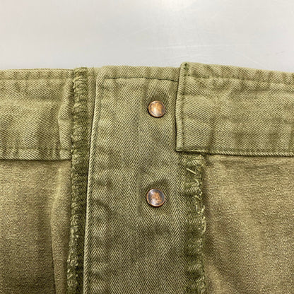 【中古品】【メンズ】 BOW WOW バウワウ M47 HBT BAKER PANTS ベイカー パンツ ボトムス ズボン 151-260622-cs-18-izu サイズ：XXXL カラー：カーキ 万代Net店