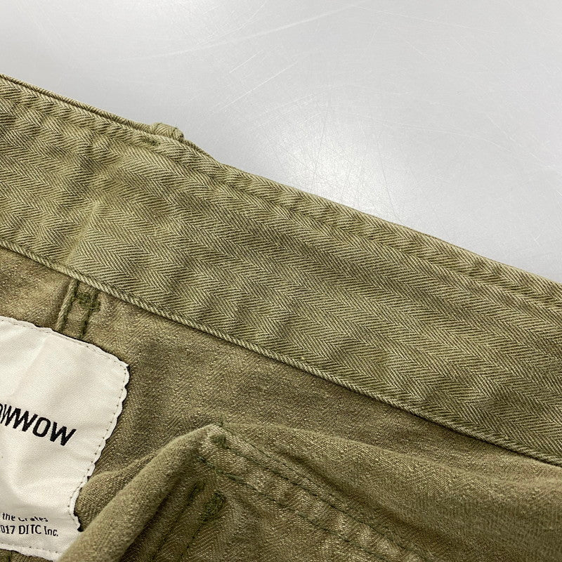【中古品】【メンズ】 BOW WOW バウワウ M47 HBT BAKER PANTS ベイカー パンツ ボトムス ズボン 151-260622-cs-18-izu サイズ：XXXL カラー：カーキ 万代Net店