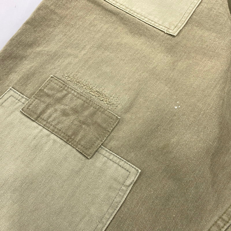 【中古品】【メンズ】 BOW WOW バウワウ M47 HBT BAKER PANTS ベイカー パンツ ボトムス ズボン 151-260622-cs-18-izu サイズ：XXXL カラー：カーキ 万代Net店