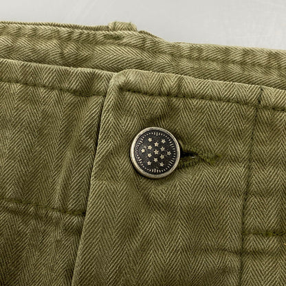 【中古品】【メンズ】 BOW WOW バウワウ M47 HBT BAKER PANTS ベイカー パンツ ボトムス ズボン 151-260622-cs-18-izu サイズ：XXXL カラー：カーキ 万代Net店
