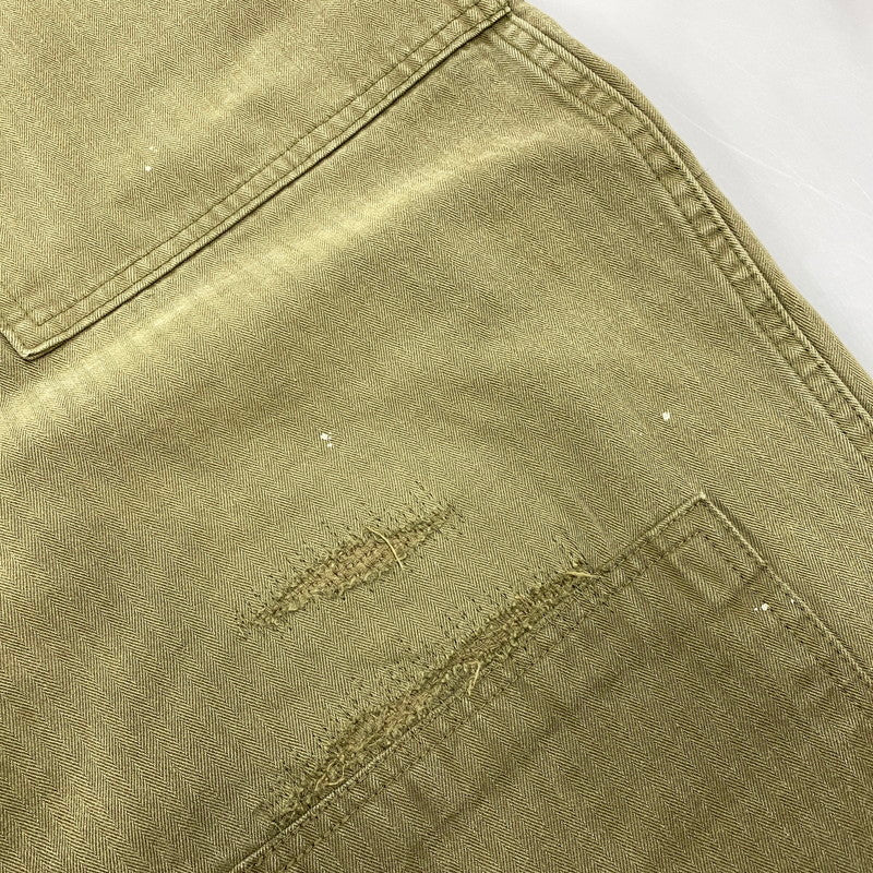 【中古品】【メンズ】 BOW WOW バウワウ M47 HBT BAKER PANTS ベイカー パンツ ボトムス ズボン 151-260622-cs-18-izu サイズ：XXXL カラー：カーキ 万代Net店