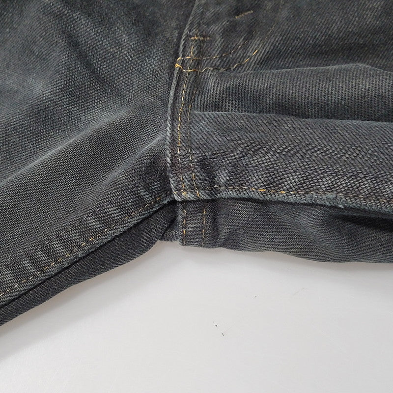 【中古品】【メンズ】 Levi's リーバイス 42TALON SMALL E 646 FLARE DENIM PANTS フレアデニムパンツ 刻印8 USA製 不均等V ジーンズ 157-260623-as-03-izu カラー：ブラック 万代Net店