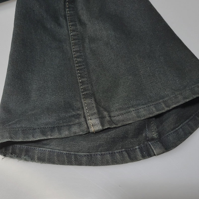 【中古品】【メンズ】 Levi's リーバイス 42TALON SMALL E 646 FLARE DENIM PANTS フレアデニムパンツ 刻印8 USA製 不均等V ジーンズ 157-260623-as-03-izu カラー：ブラック 万代Net店