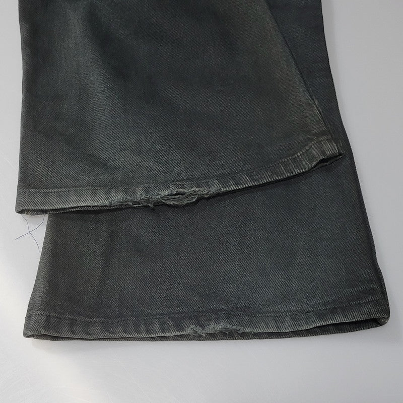 【中古品】【メンズ】 Levi's リーバイス 42TALON SMALL E 646 FLARE DENIM PANTS フレアデニムパンツ 刻印8 USA製 不均等V ジーンズ 157-260623-as-03-izu カラー：ブラック 万代Net店