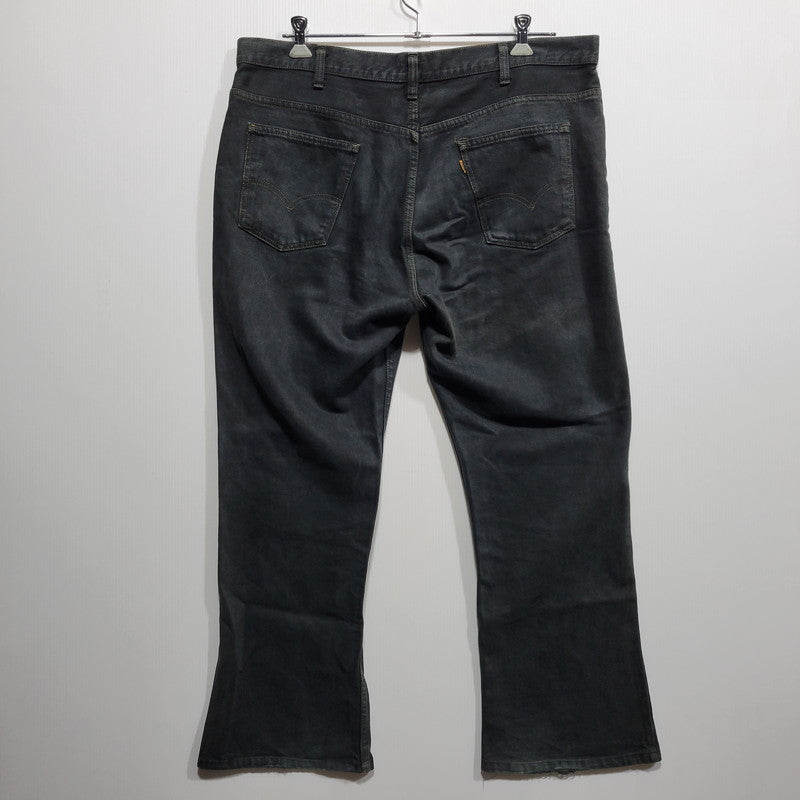 【中古品】【メンズ】 Levi's リーバイス 42TALON SMALL E 646 FLARE DENIM PANTS フレアデニムパンツ 刻印8 USA製 不均等V ジーンズ 157-260623-as-03-izu カラー：ブラック 万代Net店