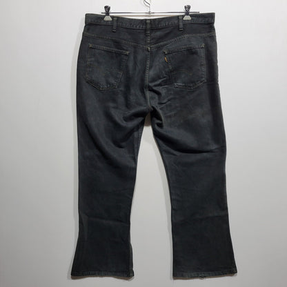 【中古品】【メンズ】 Levi's リーバイス 42TALON SMALL E 646 FLARE DENIM PANTS フレアデニムパンツ 刻印8 USA製 不均等V ジーンズ 157-260623-as-03-izu カラー：ブラック 万代Net店