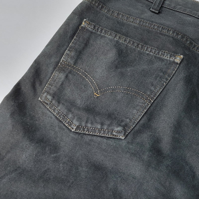 【中古品】【メンズ】 Levi's リーバイス 42TALON SMALL E 646 FLARE DENIM PANTS フレアデニムパンツ 刻印8 USA製 不均等V ジーンズ 157-260623-as-03-izu カラー：ブラック 万代Net店