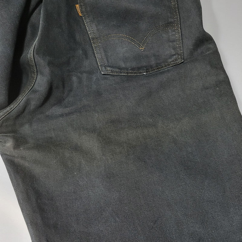 【中古品】【メンズ】 Levi's リーバイス 42TALON SMALL E 646 FLARE DENIM PANTS フレアデニムパンツ 刻印8 USA製 不均等V ジーンズ 157-260623-as-03-izu カラー：ブラック 万代Net店