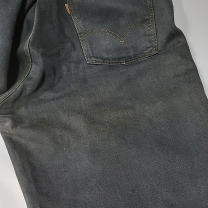 【中古品】【メンズ】 Levi's リーバイス 42TALON SMALL E 646 FLARE DENIM PANTS フレアデニムパンツ 刻印8 USA製 不均等V ジーンズ 157-260623-as-03-izu カラー：ブラック 万代Net店