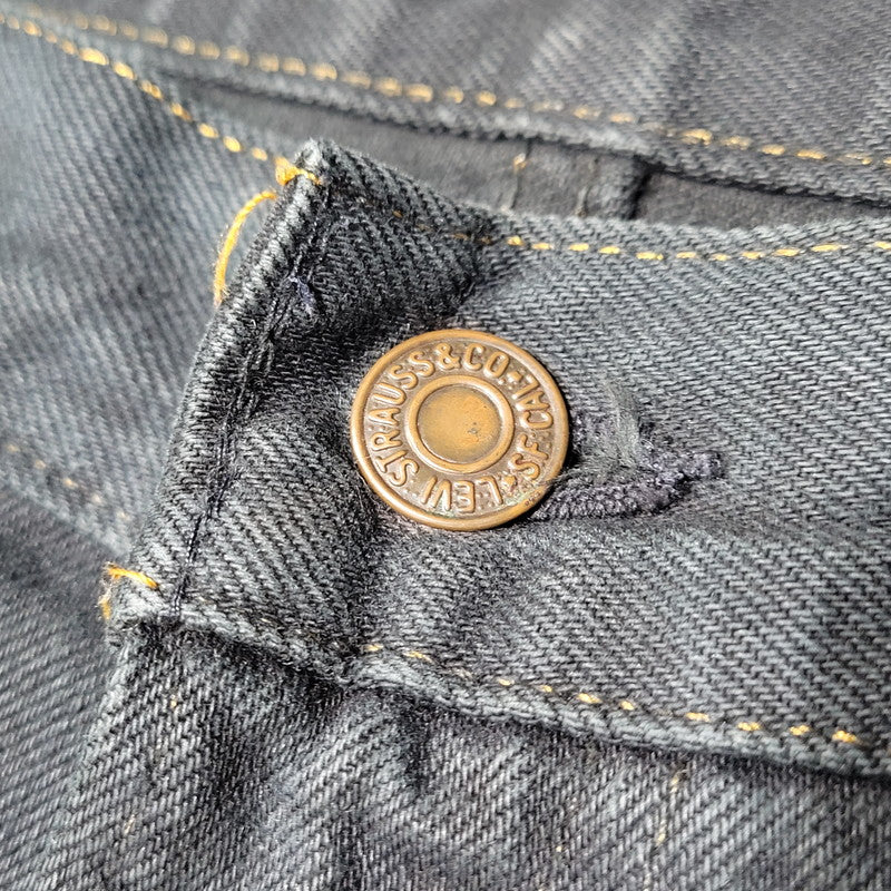 【中古品】【メンズ】 Levi's リーバイス 42TALON SMALL E 646 FLARE DENIM PANTS フレアデニムパンツ 刻印8 USA製 不均等V ジーンズ 157-260623-as-03-izu カラー：ブラック 万代Net店