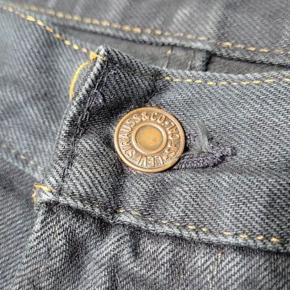 【中古品】【メンズ】 Levi's リーバイス 42TALON SMALL E 646 FLARE DENIM PANTS フレアデニムパンツ 刻印8 USA製 不均等V ジーンズ 157-260623-as-03-izu カラー：ブラック 万代Net店