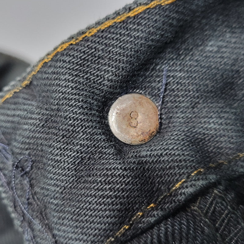【中古品】【メンズ】 Levi's リーバイス 42TALON SMALL E 646 FLARE DENIM PANTS フレアデニムパンツ 刻印8 USA製 不均等V ジーンズ 157-260623-as-03-izu カラー：ブラック 万代Net店