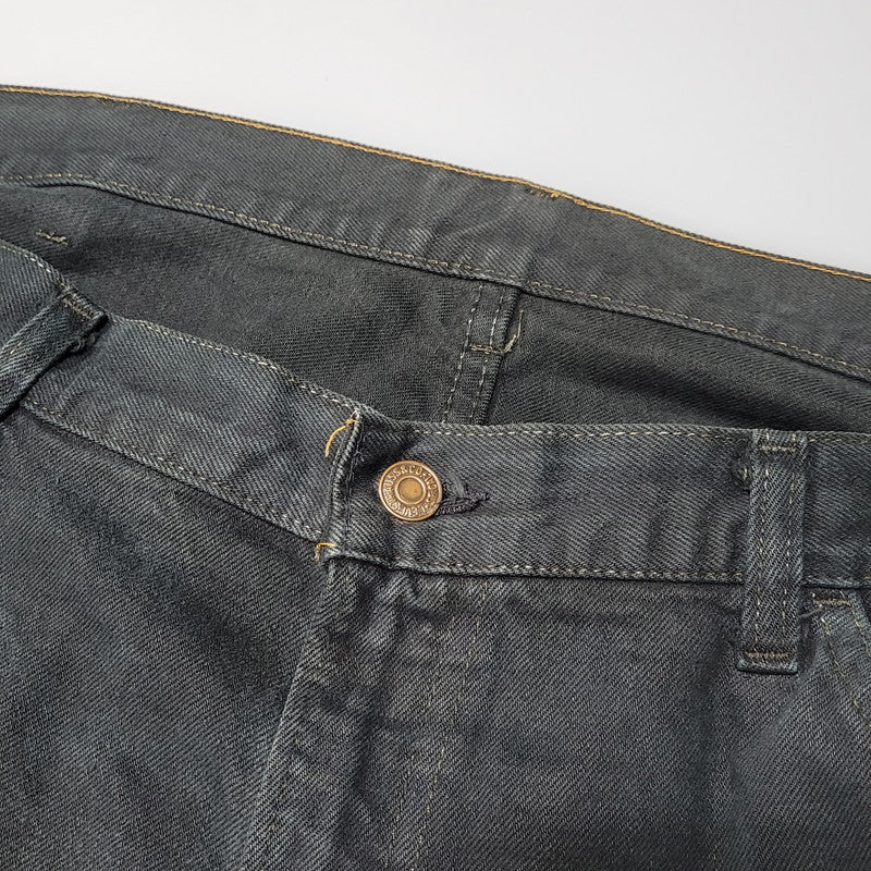 【中古品】【メンズ】 Levi's リーバイス 42TALON SMALL E 646 FLARE DENIM PANTS フレアデニムパンツ 刻印8 USA製 不均等V ジーンズ 157-260623-as-03-izu カラー：ブラック 万代Net店
