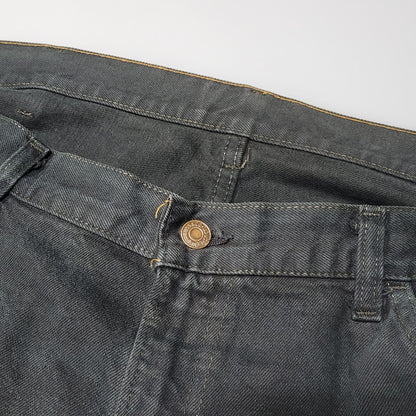 【中古品】【メンズ】 Levi's リーバイス 42TALON SMALL E 646 FLARE DENIM PANTS フレアデニムパンツ 刻印8 USA製 不均等V ジーンズ 157-260623-as-03-izu カラー：ブラック 万代Net店