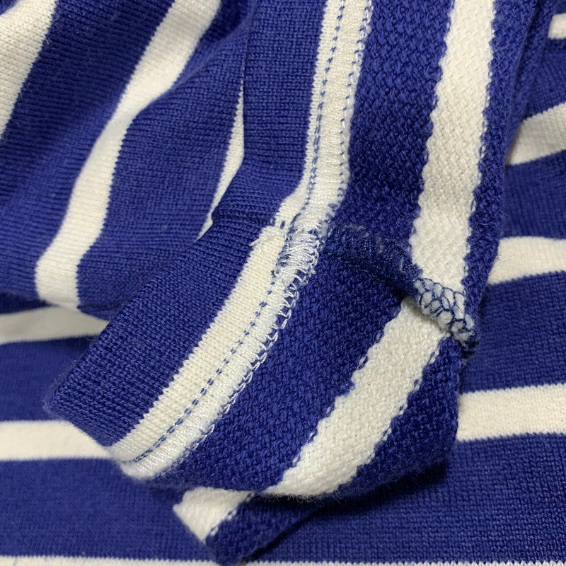 【中古品】【メンズ】 OUTIL ウティ BASQUE SHIRT バスク シャツ トップス 141-260630-kh-15-izu サイズ：3 カラー：ブルー×ホワイト 万代Net店