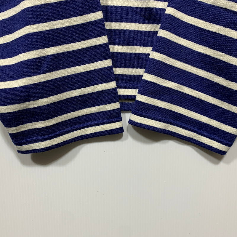 【中古品】【メンズ】 OUTIL ウティ BASQUE SHIRT バスク シャツ トップス 141-260630-kh-15-izu サイズ：3 カラー：ブルー×ホワイト 万代Net店