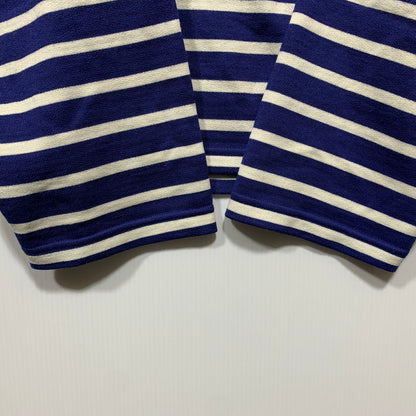【中古品】【メンズ】 OUTIL ウティ BASQUE SHIRT バスク シャツ トップス 141-260630-kh-15-izu サイズ：3 カラー：ブルー×ホワイト 万代Net店