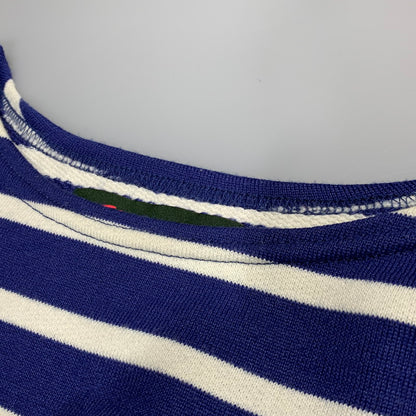 【中古品】【メンズ】 OUTIL ウティ BASQUE SHIRT バスク シャツ トップス 141-260630-kh-15-izu サイズ：3 カラー：ブルー×ホワイト 万代Net店