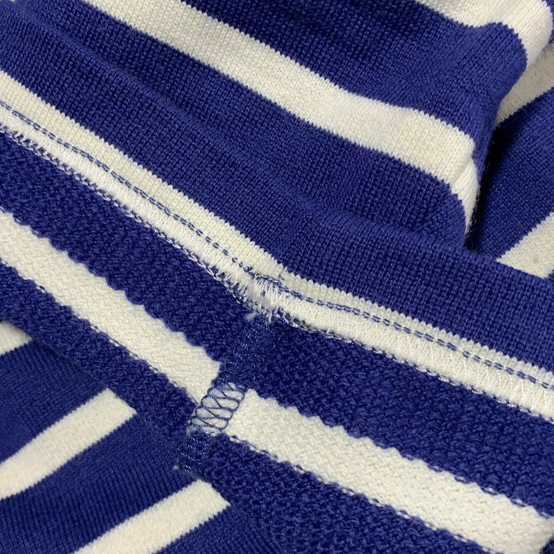 【中古品】【メンズ】 OUTIL ウティ BASQUE SHIRT バスク シャツ トップス 141-260630-kh-15-izu サイズ：3 カラー：ブルー×ホワイト 万代Net店