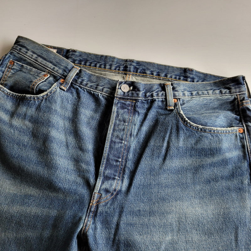 【中古品】【メンズ】 LEVI'S PREMIUM リーバイス プレミアム 501 DENIM PANTS PC9-A9517-0002 デニムパンツ JOURNAL STANDARD別注 セルビッチ ジーンズ 158-260623-as-21-izu サイズ：40×26 カラー：インディゴ 万代Net店