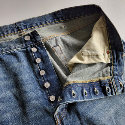 【中古品】【メンズ】 LEVI'S PREMIUM リーバイス プレミアム 501 DENIM PANTS PC9-A9517-0002 デニムパンツ JOURNAL STANDARD別注 セルビッチ ジーンズ 158-260623-as-21-izu サイズ：40×26 カラー：インディゴ 万代Net店