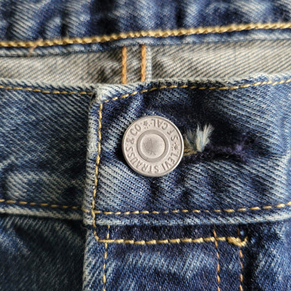 【中古品】【メンズ】 LEVI'S PREMIUM リーバイス プレミアム 501 DENIM PANTS PC9-A9517-0002 デニムパンツ JOURNAL STANDARD別注 セルビッチ ジーンズ 158-260623-as-21-izu サイズ：40×26 カラー：インディゴ 万代Net店