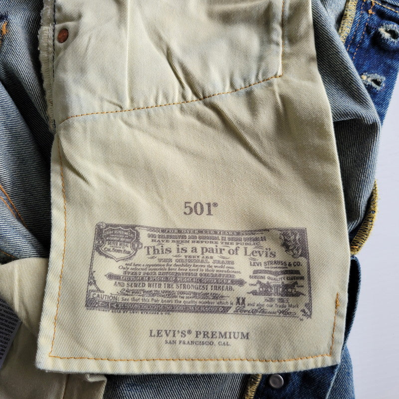 【中古品】【メンズ】 LEVI'S PREMIUM リーバイス プレミアム 501 DENIM PANTS PC9-A9517-0002 デニムパンツ JOURNAL STANDARD別注 セルビッチ ジーンズ 158-260623-as-21-izu サイズ：40×26 カラー：インディゴ 万代Net店