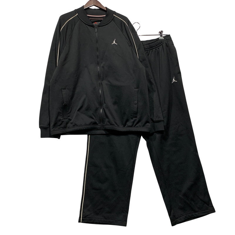 【中古品】【メンズ】 NIKE JORDAN BRAND ナイキジョーダンブランド IO0745-010 IO0747-010 BROOKLYN TRICOT TRACK SET-UP ブルックリン トリコット トラック セットアップ 148-260629-cs-11-izu サイズ：XL カラー：ブラック 万代Net店