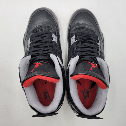 【中古品】【メンズ】 NIKE ナイキ AIR JORDAN 4 RETRO FV5029-006 エア ジョーダン 4 レトロ スニーカー シューズ 靴 160-260623-as-20-izu サイズ：30cm カラー：BLACK/FIRE RED-CEMENT GREY 万代Net店