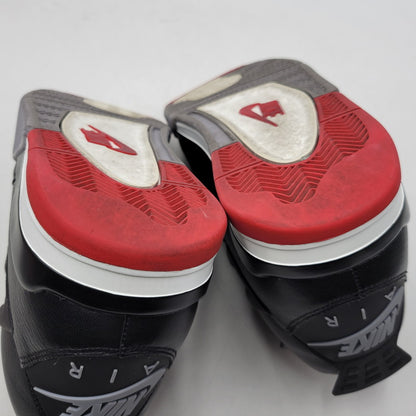 【中古品】【メンズ】 NIKE ナイキ AIR JORDAN 4 RETRO FV5029-006 エア ジョーダン 4 レトロ スニーカー シューズ 靴 160-260623-as-20-izu サイズ：30cm カラー：BLACK/FIRE RED-CEMENT GREY 万代Net店