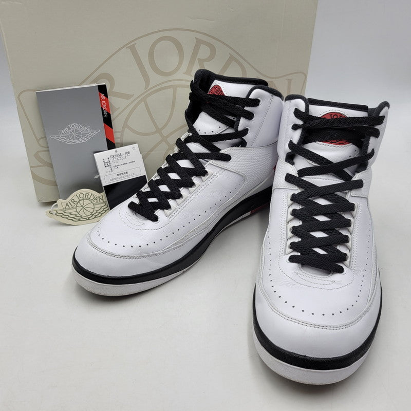 【中古品】【メンズ】 NIKE ナイキ AIR JORDAN 2 RETRO DX2454-106 エア ジョーダン 2 レトロ スニーカー シューズ 靴 160-260623-as-19-izu サイズ：30cm カラー：WHITE/VARSITY RED-BLACK 万代Net店