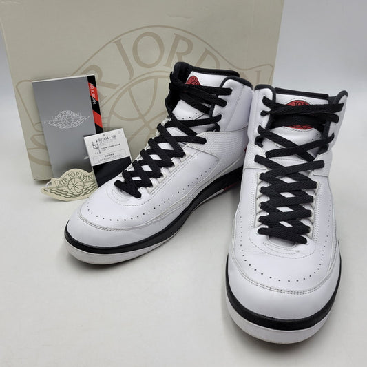 【中古品】【メンズ】 NIKE ナイキ AIR JORDAN 2 RETRO DX2454-106 エア ジョーダン 2 レトロ スニーカー シューズ 靴 160-260623-as-19-izu サイズ：30cm カラー：WHITE/VARSITY RED-BLACK 万代Net店