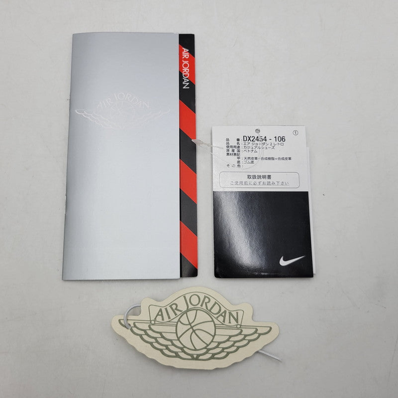 【中古品】【メンズ】 NIKE ナイキ AIR JORDAN 2 RETRO DX2454-106 エア ジョーダン 2 レトロ スニーカー シューズ 靴 160-260623-as-19-izu サイズ：30cm カラー：WHITE/VARSITY RED-BLACK 万代Net店