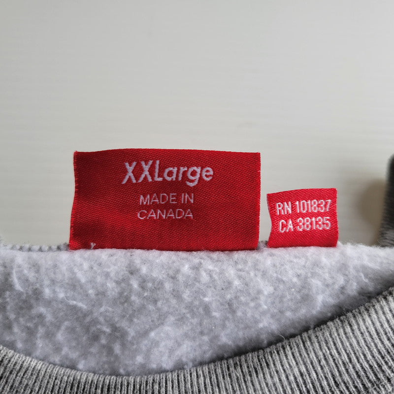 【中古品】【メンズ】 SUPREME シュプリーム 22FW BOX LOGO CREWNECK ボックス ロゴ クルーネック トップス 長袖 149-260623-ya-10-izu サイズ：XXL カラー：グレー 万代Net店