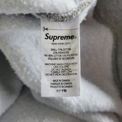 【中古品】【メンズ】 SUPREME シュプリーム 22FW BOX LOGO CREWNECK ボックス ロゴ クルーネック トップス 長袖 149-260623-ya-10-izu サイズ：XXL カラー：グレー 万代Net店