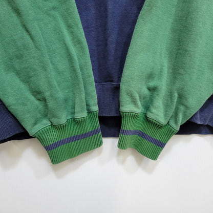 【中古品】【メンズ】 XLARGE エクストララージ 101223012011 RETRO CREWNECK SWEAT レトロ クルーネック スウェット トップス 長袖 142-260710-cs-16-izu サイズ：L カラー：ネイビー 万代Net店