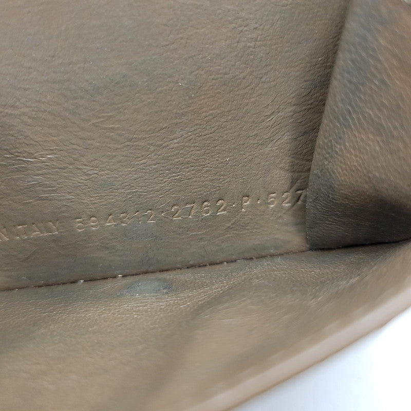 【中古品】【メンズ/レディース】 BALENCIAGA バレンシアガ CASH MINI WALLET 594312 キャッシュ ミニ ウォレット 財布 181-260623-as-17-izu カラー：ブラウン 万代Net店