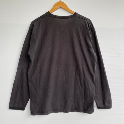 【中古品】【メンズ】 STUSSY ステューシー メキシコ製 RASTERLION LS TEE ラスタライオン ロングスリーブ ティー トップス 長袖 142-260622-cs-16-izu サイズ：L カラー：ブラック 万代Net店