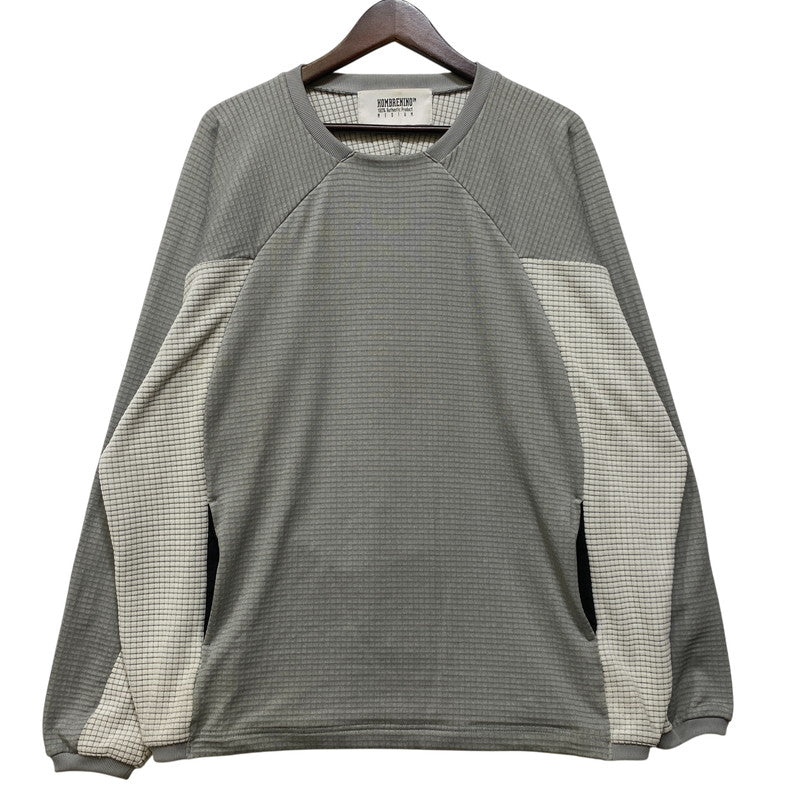 【中古品】【メンズ】 HOMBRE NINO オンブレ ニーニョ HN0222-CT0002 POLARTEC CREW NECK ポーラテック クルーネック トップス 長袖 142-260712-ya-15-izu サイズ：M カラー：グレー 万代Net店