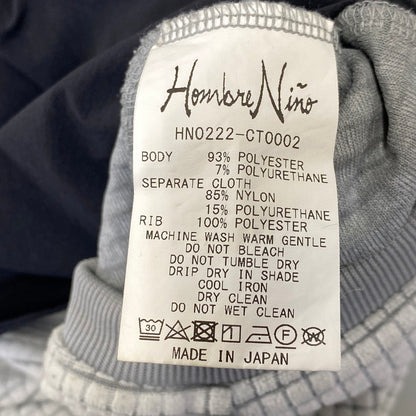 【中古品】【メンズ】 HOMBRE NINO オンブレ ニーニョ HN0222-CT0002 POLARTEC CREW NECK ポーラテック クルーネック トップス 長袖 142-260712-ya-15-izu サイズ：M カラー：グレー 万代Net店
