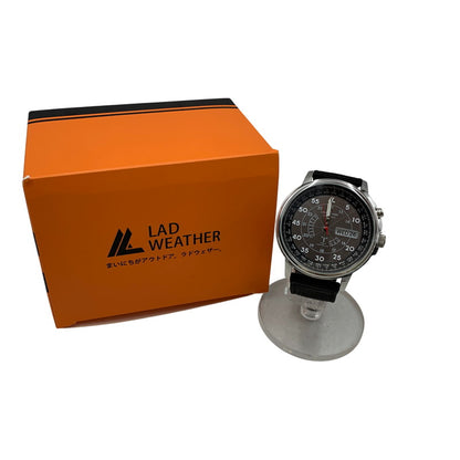 【中古美品】【メンズ/レディース】 LAD WEATHER ラドウェザー LAD017 SOLAR ANALOG WATCH ソーラー アナログ ウォッチ 時計 198-260630-kh-02-izu カラー：ブラック 万代Net店