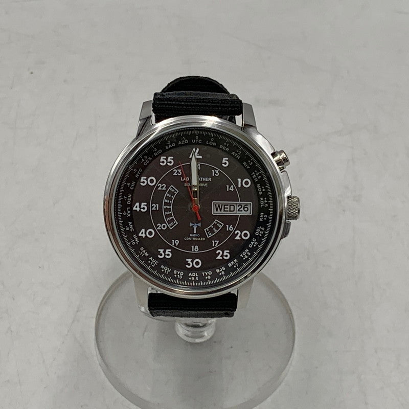 【中古美品】【メンズ/レディース】 LAD WEATHER ラドウェザー LAD017 SOLAR ANALOG WATCH ソーラー アナログ ウォッチ 時計 198-260630-kh-02-izu カラー：ブラック 万代Net店
