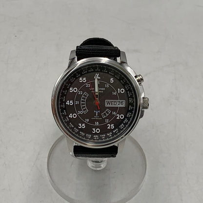 【中古美品】【メンズ/レディース】 LAD WEATHER ラドウェザー LAD017 SOLAR ANALOG WATCH ソーラー アナログ ウォッチ 時計 198-260630-kh-02-izu カラー：ブラック 万代Net店